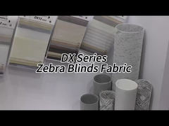 Fensterdekoration Doppelschicht Doppel Verdunkelung Sonnenschutz Tag und Nacht Zebra Rollo Stoffe für Hotel